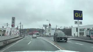 国道201号線【道の駅いとだ〜勝盛歩道橋交差点】