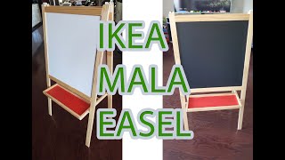 How to Assemble the IKEA MALA Easel (Black Board and White Board with holder)