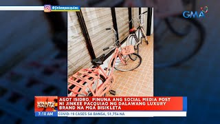 UB: Agot Isidro, pinuna ang social media post ni Jinkee Pacquiao ng dalawang luxury brand na...