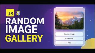 JavaScript Random Image Gallery Project | HTML CSS JS | 30 JS Projects