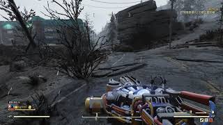 Fallout 76 特斯拉散彈槍執行官卡片測試