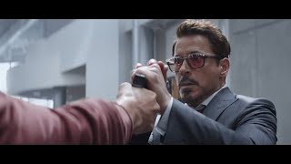 Tony Stark & Black Panther vs Bucky   Fight Scene   Captain America  Civil War 2016 1080p HD