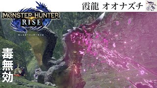 [モンスターハンターライズ]イベント予習？ゆっくり大剣が毒無効装備でゆくオオナズチ(Ver.3.0)