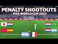 THE EPIC AND DRAMATIC PENALTY SHOOTOUTS OF THE WORLD CUP 2022