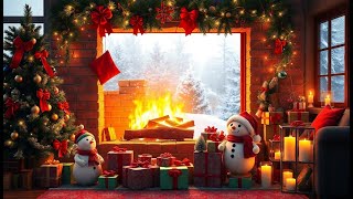 🎄 Cozy Christmas Fireplace \u0026 Relaxing Piano Music for Ultimate Holiday Bliss 🎹✨