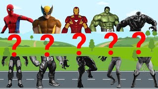 TEBARK GAMBAR TOP SUPERHERO || SPIDERMAN, IRONMAN, VENOM, WOLVERINE, HULK