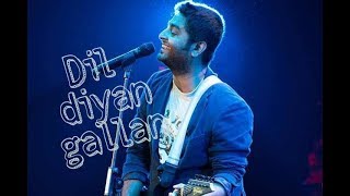 For the first time Arijit Singh singing Dil Diyan Gallan - Chandigarh Concert -28-01-2018...