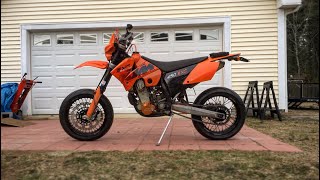 KTM 450 EXC SUPERMOTO | BUILD COMPLETE! & FIRST RIDE