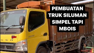 Pembuatan bak truk siluman simpel tapi mbois