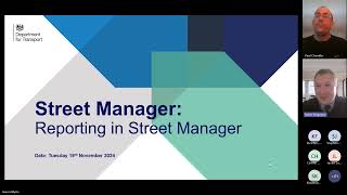 Reporting in Street Manager Webinar