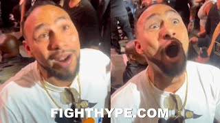 "YOU A B****H" - TEAM ENNIS CONFRONTS KEITH THURMAN IN HEATED ARGUMENT AT SPENCE VS. CRAWFORD