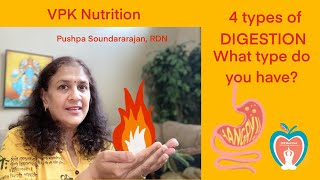 Agni, AMA and 4 types of Digestion according to Ayurveda