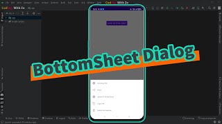 Android Studio | Bottom Sheet Dialog