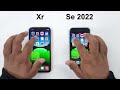 iphone xr vs iphone se 2022 ios 18.2 speed test