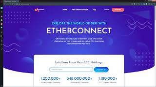 Etherconnect A Smart DEFI Platform to Earn Profit \u0026 Grow Your Future Everyday.  #ETHERCONNECT #eth