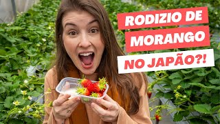 COMO É O RODIZIO DE MORANGOS? 🇯🇵🍓 #japão