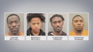 HCSO: 4 arrested in connection with a string of smash-and-grab robberies in NW Harris County