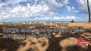 GoPro HERO 11 Hyperlaps and Mode activity  in 4K 60fps. #puertorico #goprohero11 #sanjuan #beach
