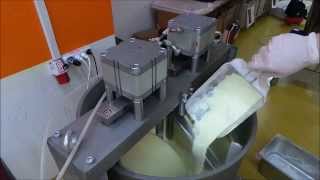 Production of white chocolate on Melangeur 80