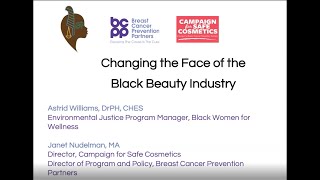 Session 7 Recording How to be an Advocate: Changing the Face of the Black Beauty Industry