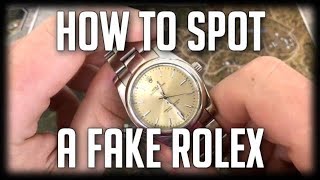 Flaws of a Fake Rolex Oyster Perpetual