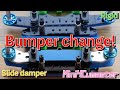 【Mini 4WD】Bumper change! Easy modification just by putting a slide damper on it!【Mini4Cumaster】