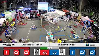 Qualification 13 - 2020 ISR District Event #1