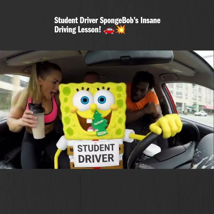 Student Driver Spongebobтащs Insane Driving Lesson ёяъчёяте Youtube
