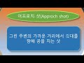 파크골프 park golf 용어 샷의 종류와 샷하는 방법. 티샷 어프로치샷 퍼팅 러프샷 펀치샷 트로블샷 레이업 벙커샷 로브샷.パークゴルフ