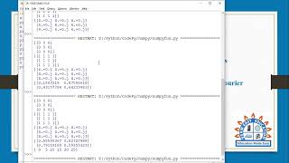 Numpy Examples -- part3 in Python programming in Tamil