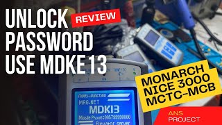 MONARCH MCTC MCB #unlockpassword  USE MDKE13