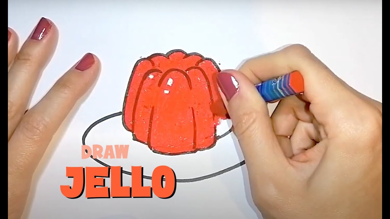 Gelatin Dessert Drawing Easy At Alton Phelps Blog