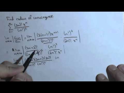 Radius of Convergence Ch8R 4a Radius of Convergence Ch8R 4a