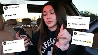 reading your assumptions about me