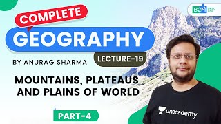 L19:Mountains, Plateaus and Plains of World | Part-4 | Complete Geography | UPSC CSE | Anurag Sharma