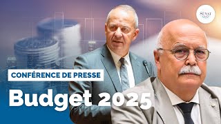 Budget 2025 : conférence de presse