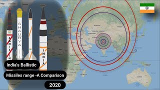 Indias Ballistic Missiles range | 2020