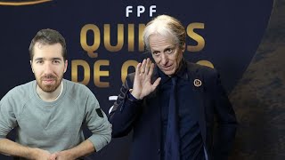 O ENIGMÁTICO JORGE JESUS NA GALA DA FPF