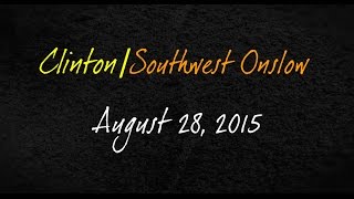 Clinton/Southwest Onslow  -  August 28, 2015