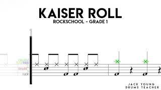 How to play Kaiser Roll on Drums 🥁