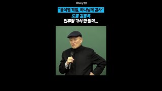 도올 김용옥, 민주당서 \