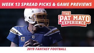 2019 Fantasy Football — Week 13 Spread Picks, Game Previews, NFL Predictions, Computer Hot Keys