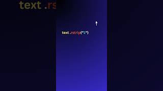 Master Python's strip(), lstrip(), and rstrip() Functions in One Minute