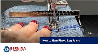 Alternative Jeans Hem: Flared Legs