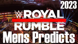 Men‘s ROYAL RUMBLE 2023 Entry Predictions [Early V.] | FlipGWC