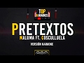 Pretextos - Maluma FT. Cosculluela l Karaoke l @TopKaraokes 🎙