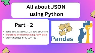 All about JSON using Python | Part 2 | Python | Pie | Bar | Machine Learning