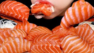 ASMR 직접 만든 대왕연어초밥 먹방(레시피) Homemade Giant Salmon Sushi Mukbang(Recipe) Eating Sounds