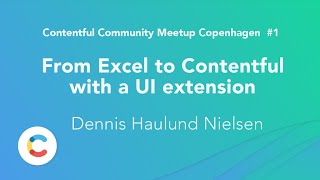 From Excel to Contentful with a UI extension