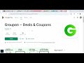 how to save money on shopping using groupon app